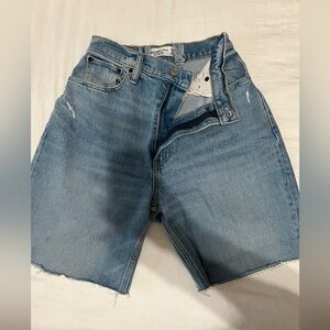 Abercrombie & Fitch Light Blue Jean Shorts